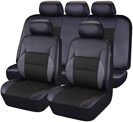 Universal PU Leather Car Seat Cover Universal 5-Seat (Universal seat cover) - 2-piece-set-front-single-seat