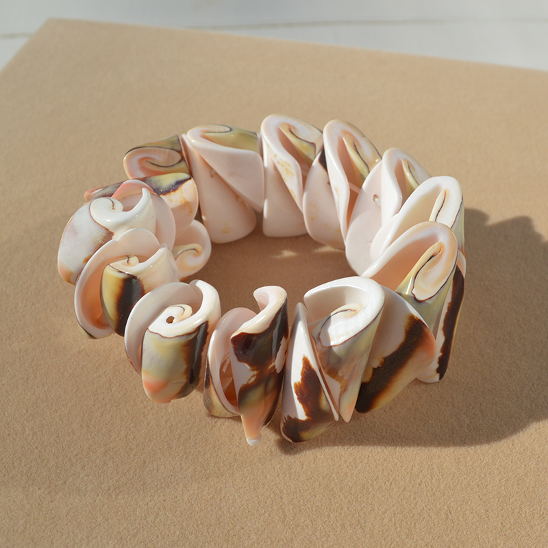 Conchas naturales pulsera caracoles collar diy joyas de chicas hechas a mano puestos de mercado nocturno regalos características pulseras
