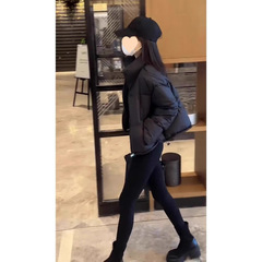 2025新款獨特好看顯瘦秋冬款小個子立領氣質羽絨棉服短款外套女