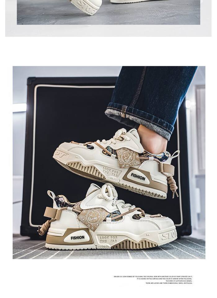 Giày sneaker nam cổ thấp đế dày tăng chiều cao, thiết kế phối màu cá tính, dây buộc phía trước — Kashi ST178, ST178 Milan, ST178 m xanh lục chi tiết 12