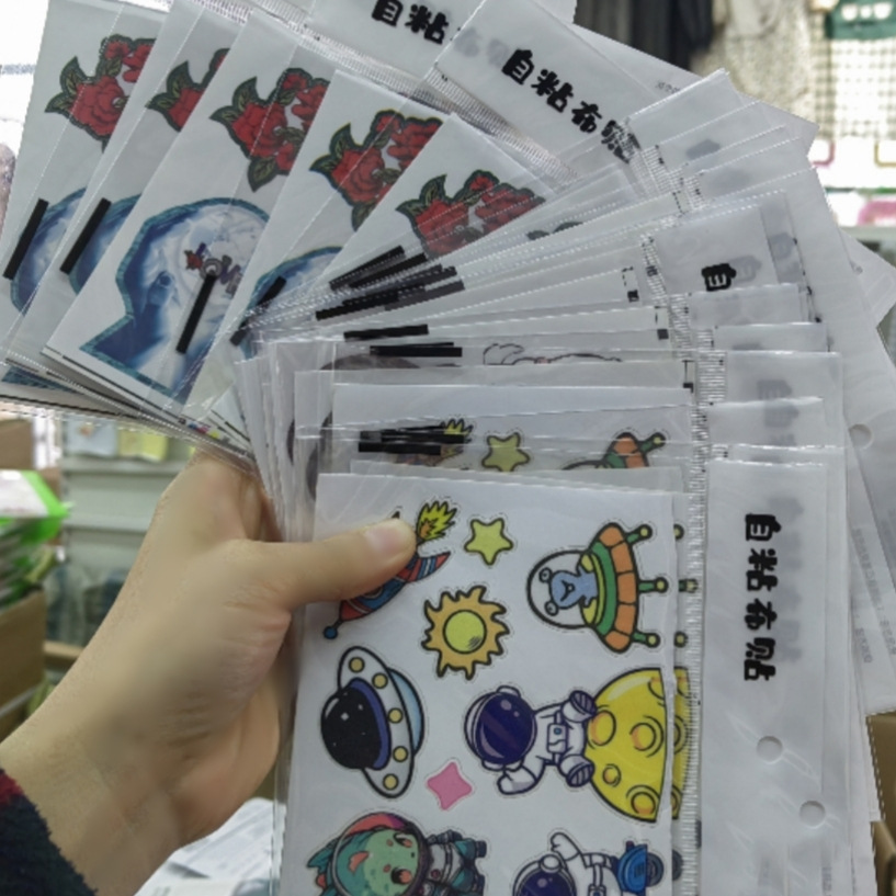 自粘图案布贴-4