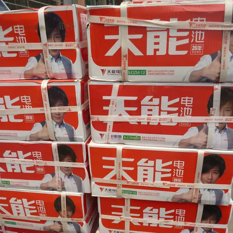 天能12V150AH电动车蓄电池牵引电池6-EVF-157 12V150AH 12V127A