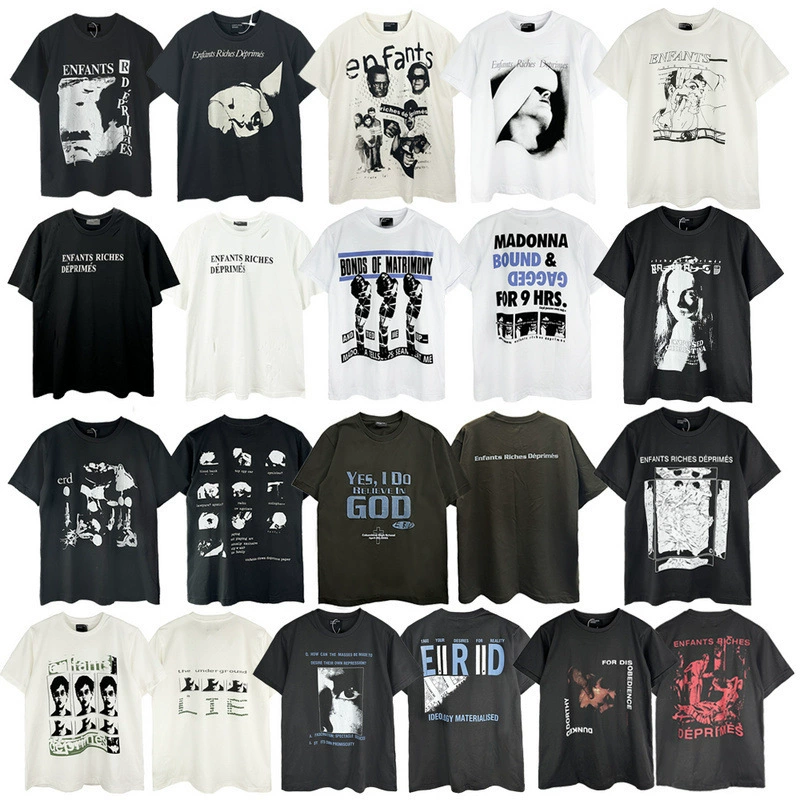 Gaojie Chao бренд меланхоличный богатый эскиз ERD второго поколения граффити свободная повседневная футболка с короткими рукавами