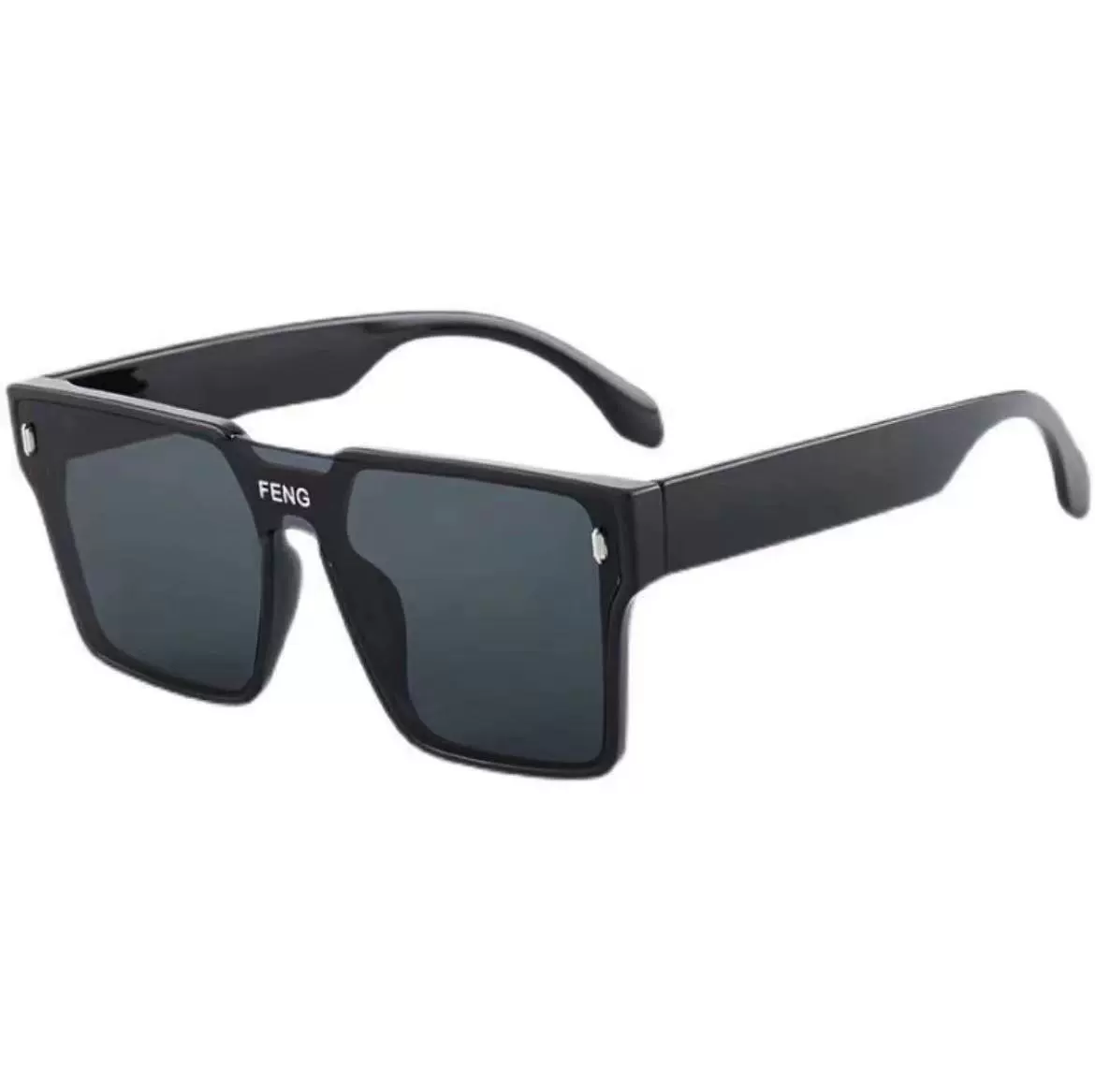 Sunglasses FENG Retro Korean Style, UV Protection, Square Frame