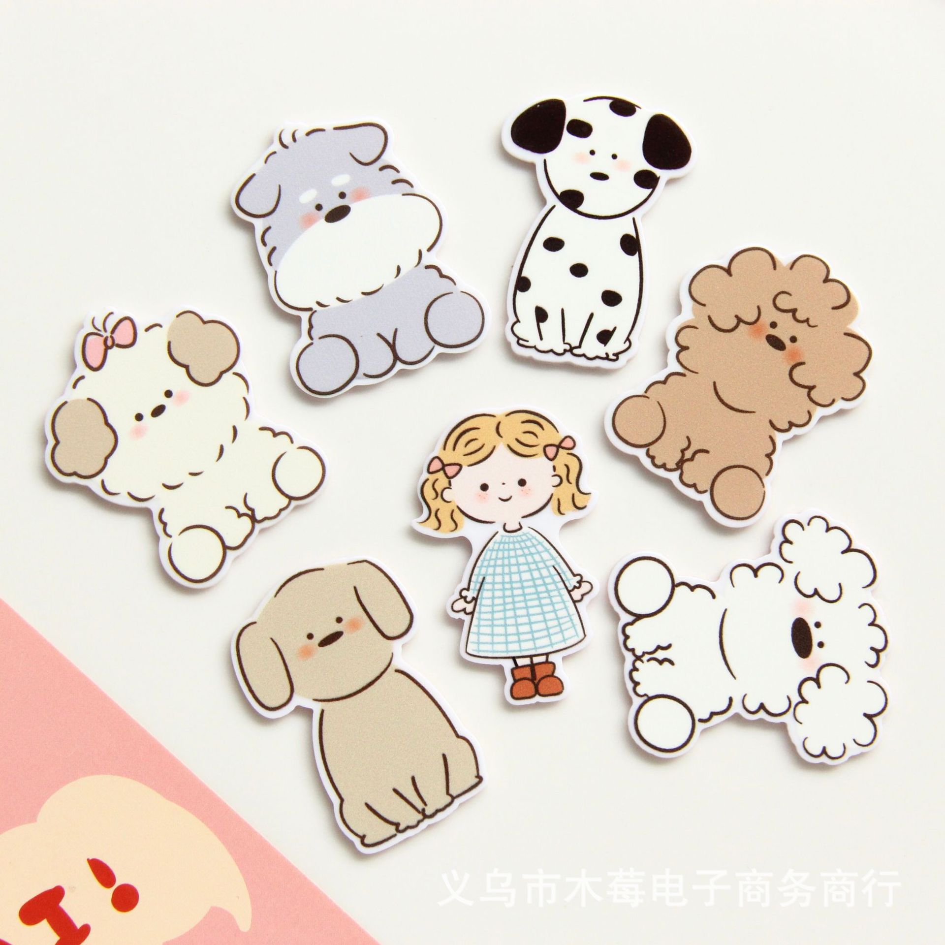 Cartoon acrylic sticker