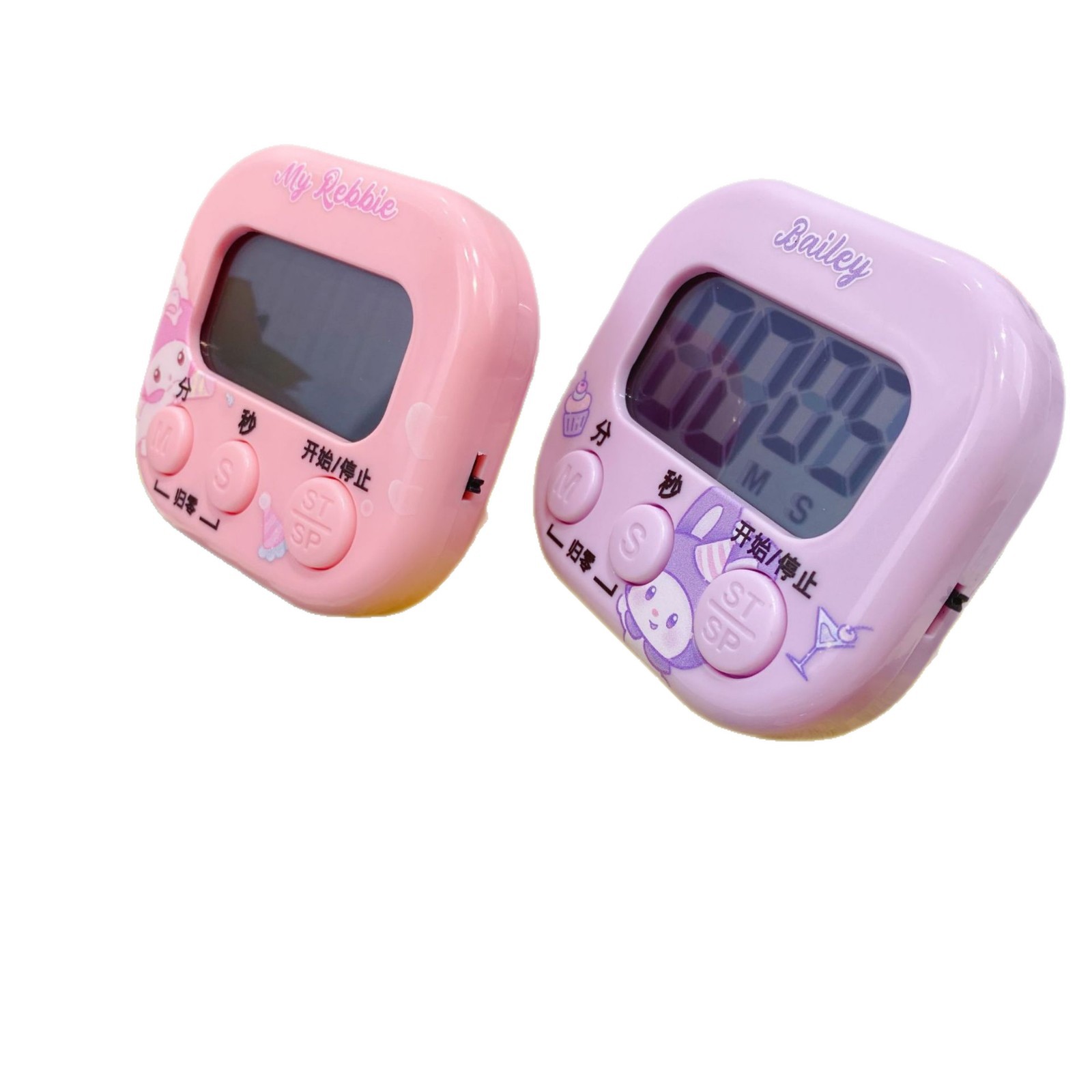 Nuevo Sanrio gran pantalla temporizador de cocina reloj de alarma cronómetro de aprendizaje de gestión del tiempo recordatorio