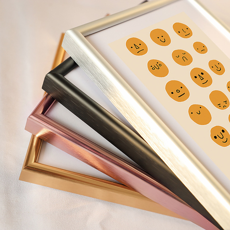 Amazon Arc-Shaped Aluminum Alloy Picture Frame Wall-Mounted Photo Frame Poster Frame Business License Frame Modern Minimalist Amazon Arc-Shaped Aluminum Alloy Picture Frame Wall-Mounted Photo Frame Poster Frame Business License Frame Modern Minimalist