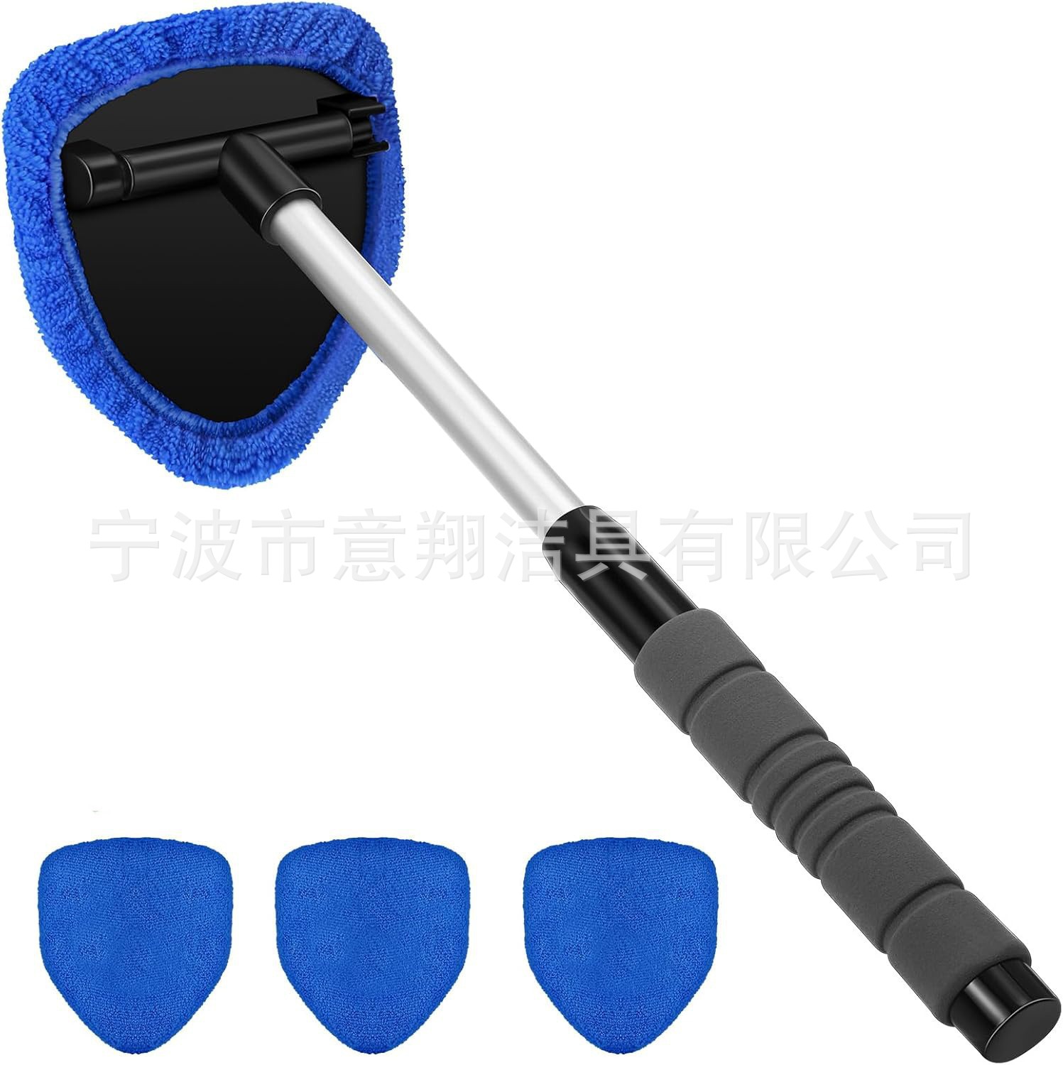 Qìchē – Car cleaning tools Brush Defogging Window - 1-set-b-style-eva-cover-4-royal-blue-cloth-covers