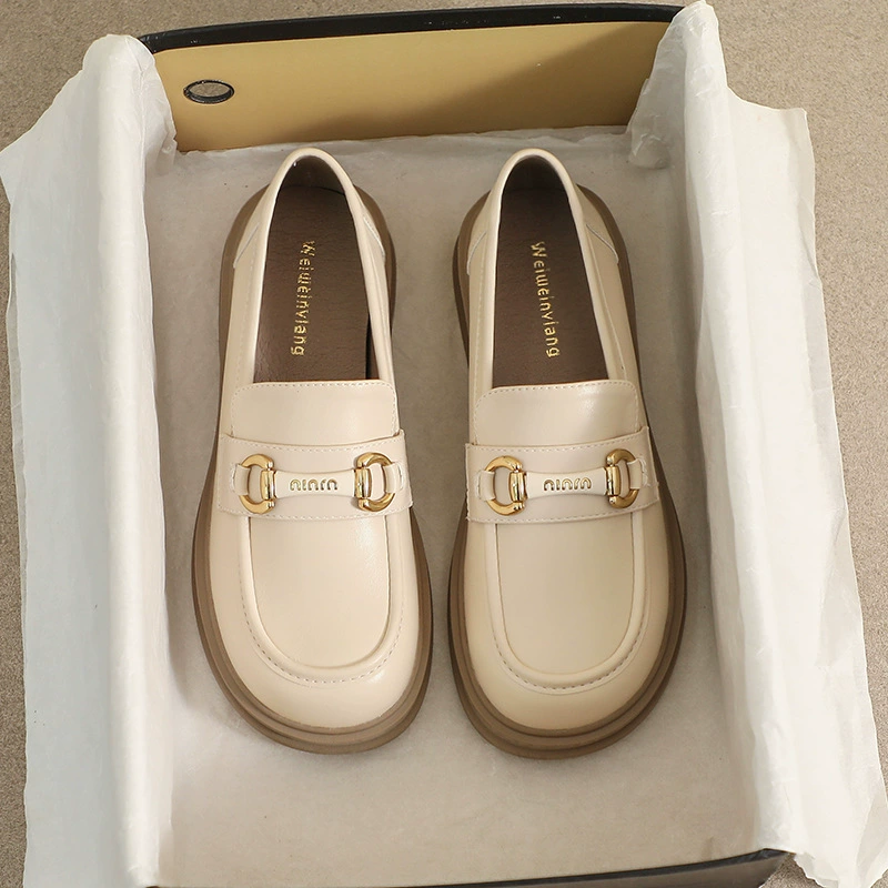 Loafers platform, обувь в английском стиле, туфли из кожи, британский стиль, мягкая подошва, большой размер