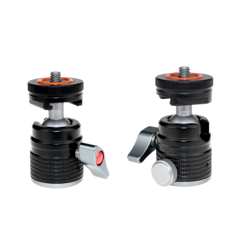 Микро Одиночная зеркальная камера Универсальный Сферический карданный подвес 360 Мини-фотография живой алюминиевый сплав Кронштейн для мобильного телефона карданный подвес