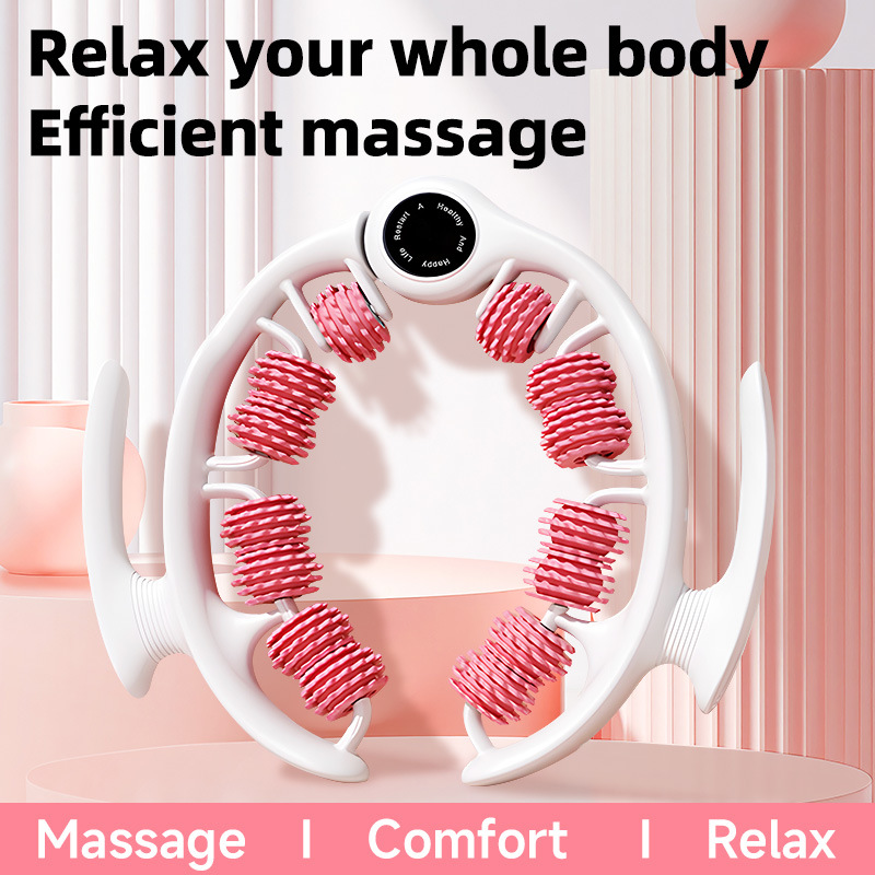 Cross-Border Circular Leg Roller Leg Massager for Large and Small Legs, Arm Muscles, Yoga and Fitness Aid