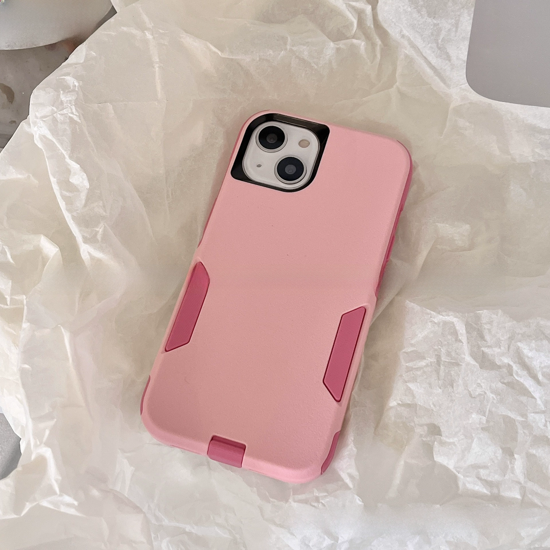 Совместимый iPhone 14, двухцветный разделяемый защитный чехол