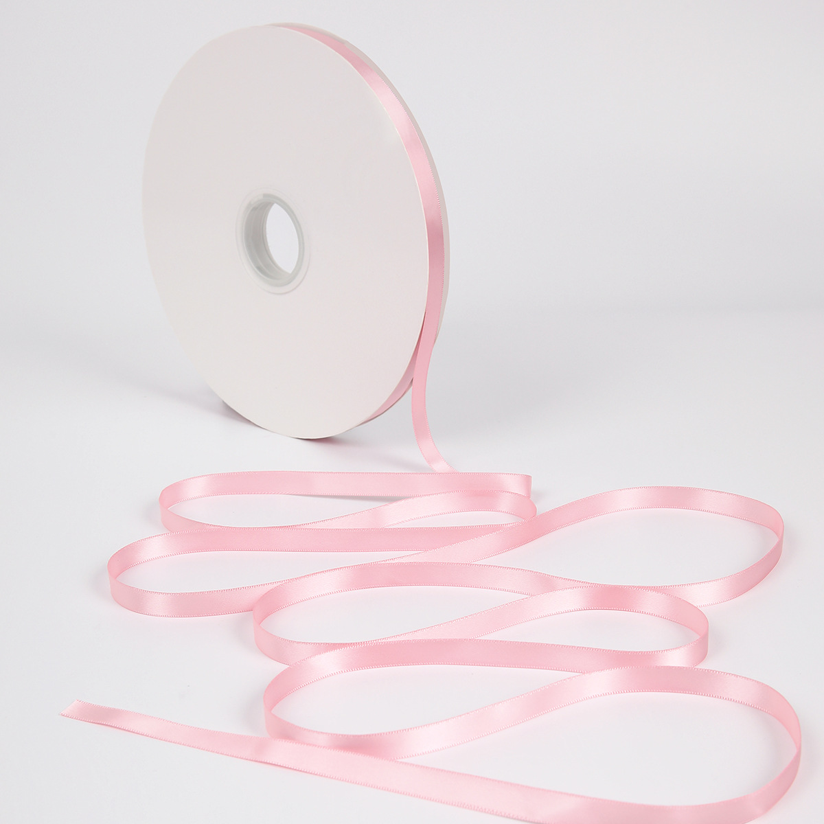 100 yardas de cinta de poliéster de doble cara Macarons, decoración de ramo, regalo, embalaje de flores, cinta de color sólido al por mayor