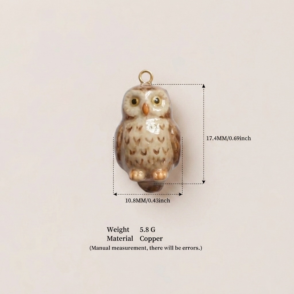 Elefantes de plátano de Europa y Estados Unidos explotadores transfronterizos spot animal mundo pequeño pez panda cachorro mariposa adornos de cobre lindos collar DIY