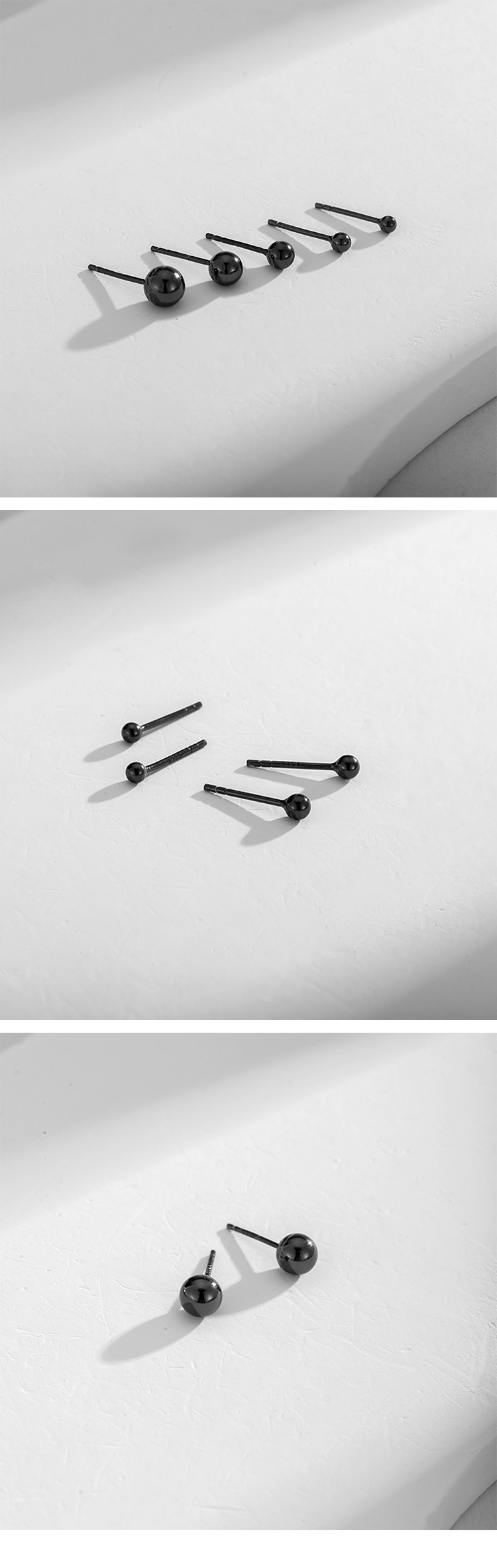 1g Weight 925 Sterling Silver Ear Needle Material Ear Studs Classification 1 Pair 925 Sterling Silver 925 Sterling Silver Earrings Geometric Ear Studs
