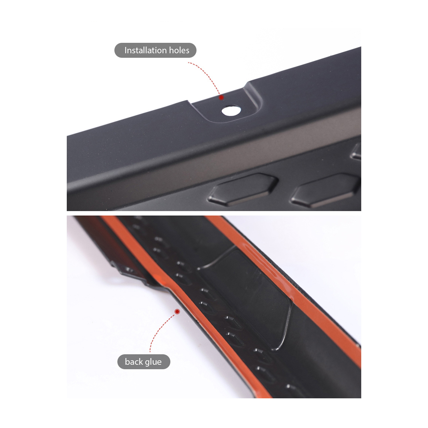 TXR es adecuado para la placa de protección exterior del automóvil Toyota Hiace modificación de la placa de protección trasera de la caja trasera Toyota Hiace 300