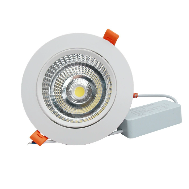Металлический встроенный LED потолочный светильник