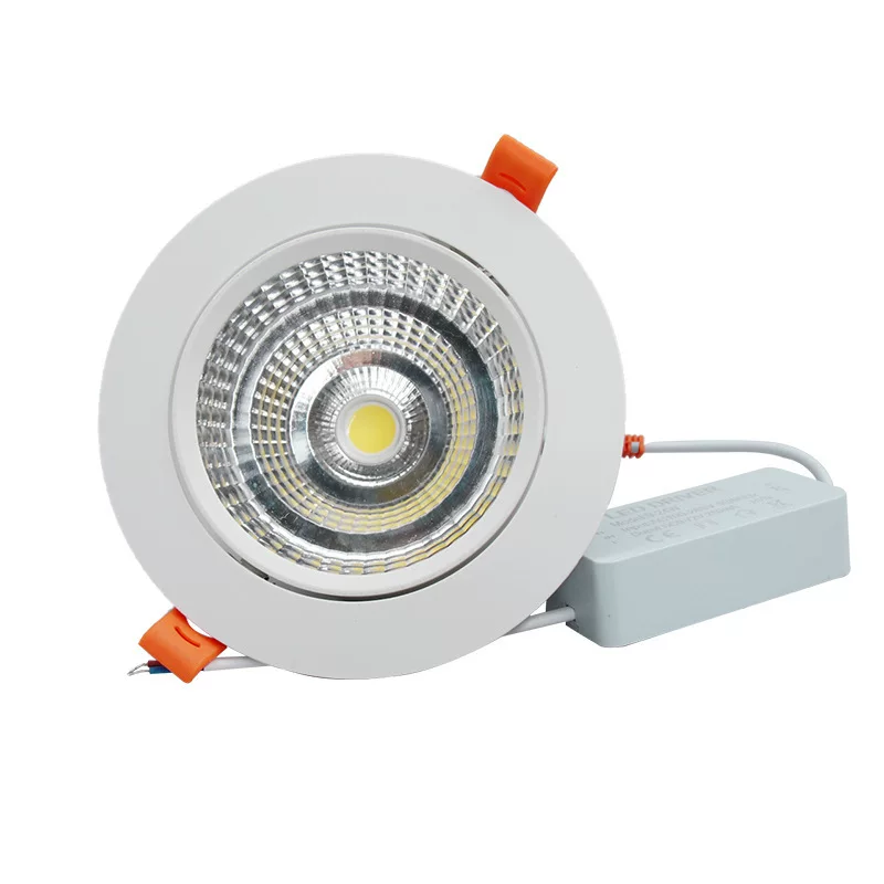 Металлический встроенный LED потолочный светильник
