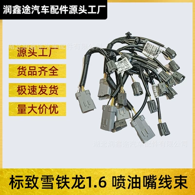 9661675380 656905 Fuel Injector Wiring Harness Suitable for Peugeot 206 307 308 Citroen C3 C4 C2
