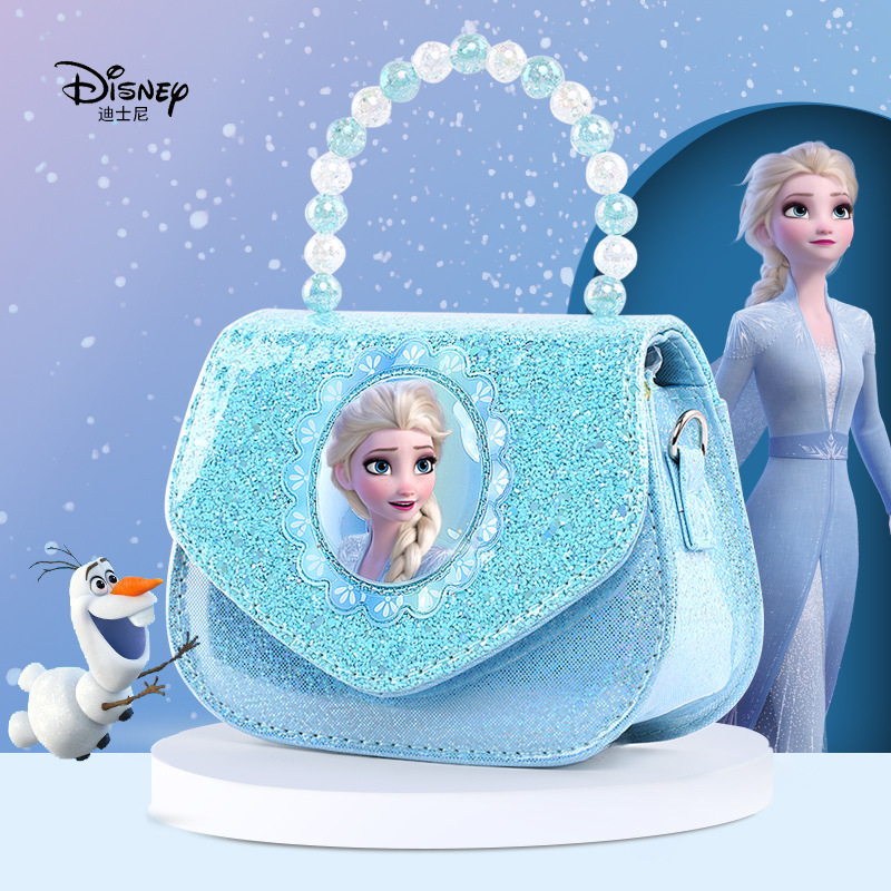 Disney Kidsren's Bags, Girls' Handbags, Cross-Body Accessories, Ice and Snow Princess Elsa's Handbags, Baby Fashion Wallets