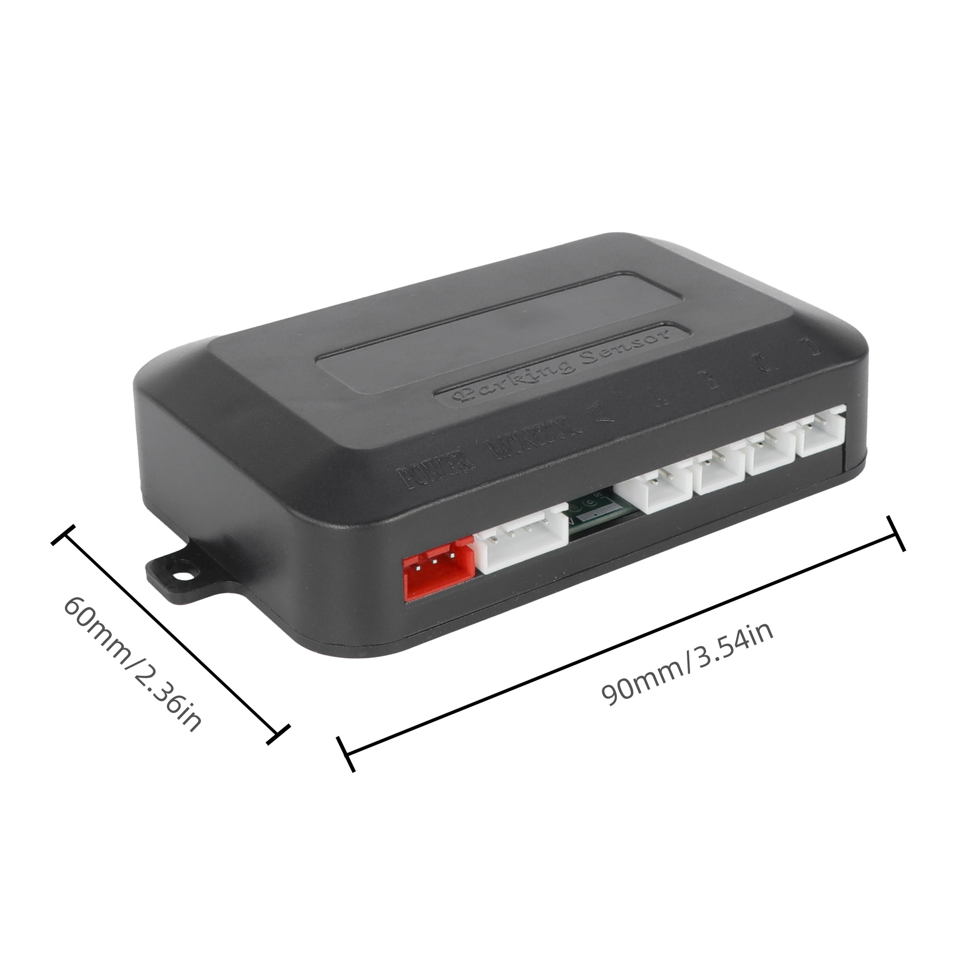4-Sensor Popular Universal Car Parking Radar with Crescent-Shaped Design, Voice and Beep Alert, Complete Set