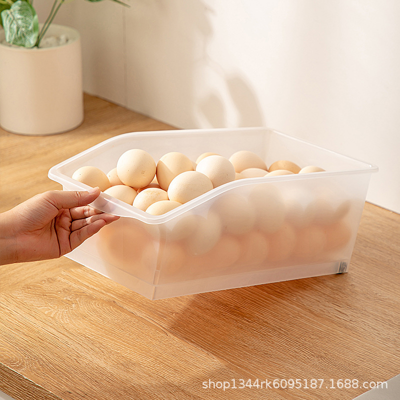 たまご収納カゴ引き出し式冷蔵庫冷凍収納ケース専用ドリンク収納整理神器キッチン整理ケース|undefined