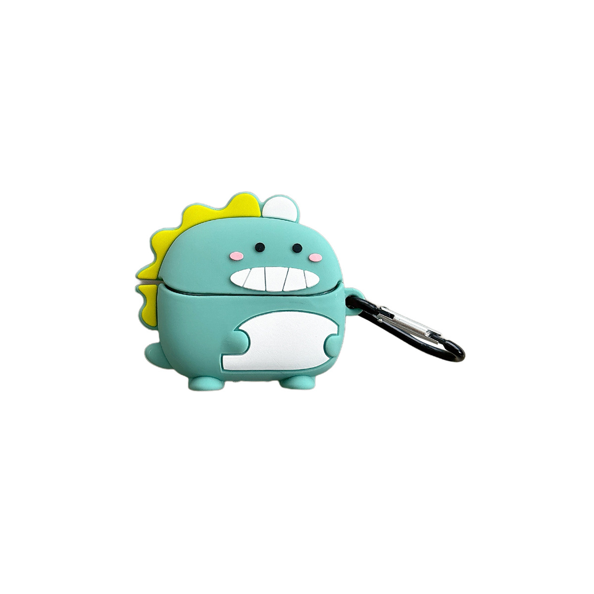Dinosauro de goma verde rosa para auriculares Samsung budbuds3 / 3pro auriculares Bluetooth inalámbricos cubierta de silicona