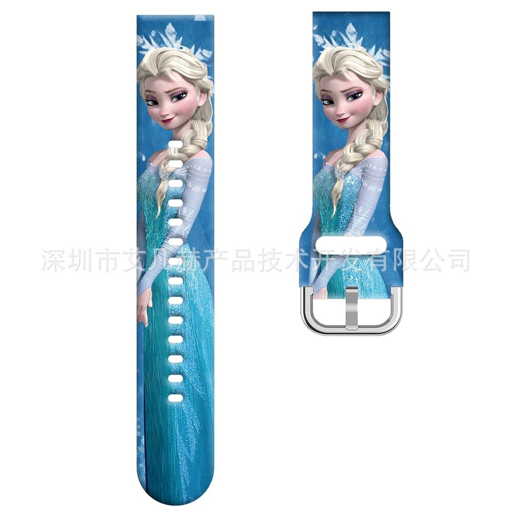 Samsung, huawei, силиконовый ремешок для часов, 22мм, «Frozen»