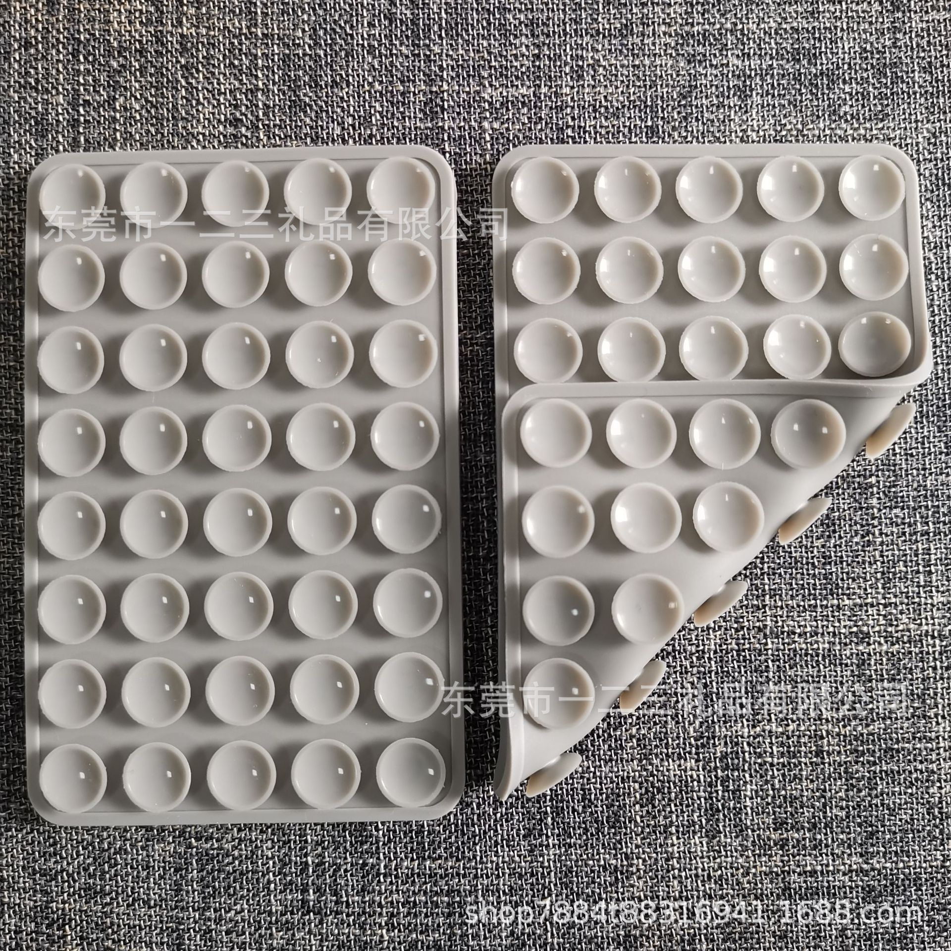 40 80 silicona ventosa de doble cara ventosa simple negro pegado antideslizante caso de teléfono móvil portátil soporte de teléfono móvil extraíble