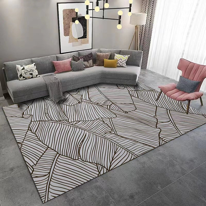 Comercio exterior transfronterizo en stock sala de estar alfombra de piso habitación llena de alfombra de área grande hogar mesa de café sofá Manta