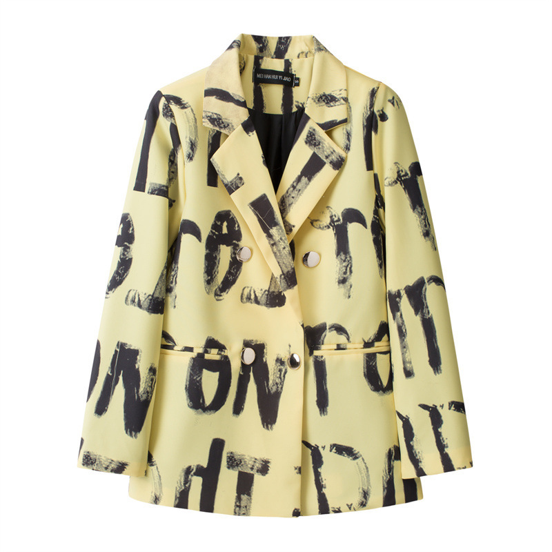 Spring elegant classic suit jacket