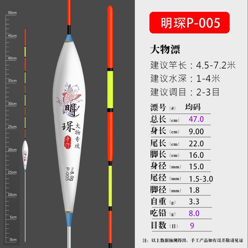 Gran cosa flotante pescado flotante grosso atractivo gran flotabilidad lago viaje flotante alfalfa puerto fábrica comercial de marca de pesca