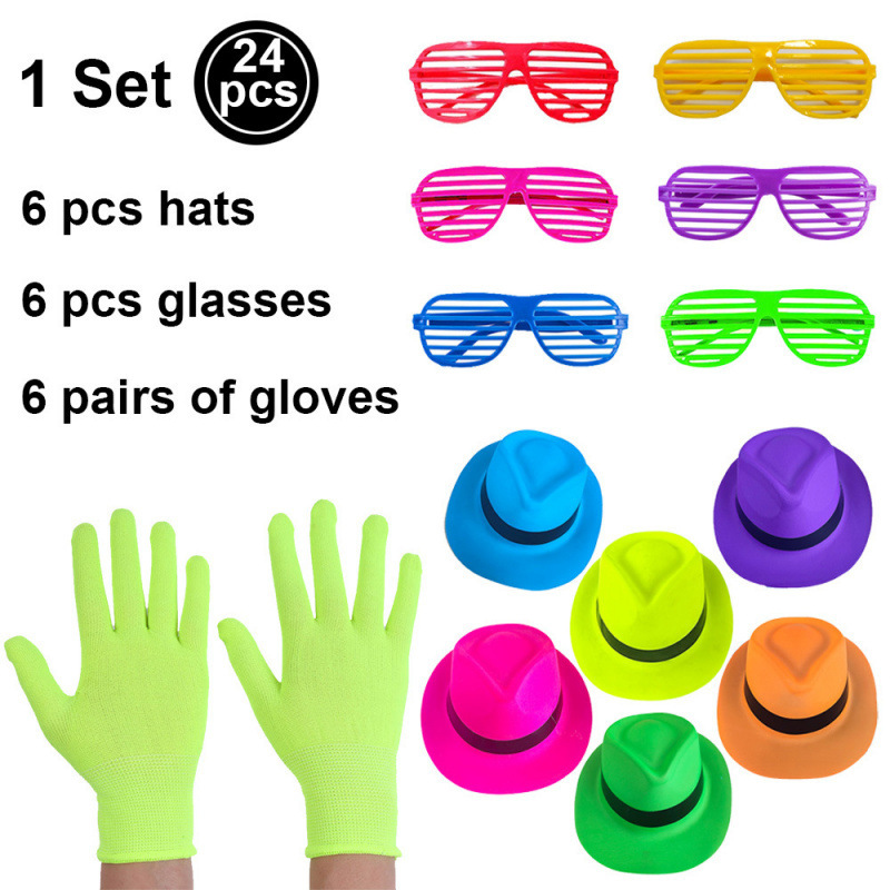 5 Roll UV Blacklight Reactive Tape Fluorescent Cloth Tape