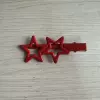 Clear red bottom clip-Double Star