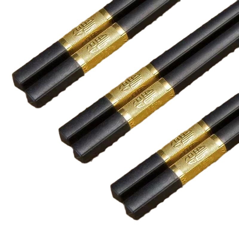 High-end alloy chopsticks family 2022 new one person chopsticks household grade non-slip high temperature resistant hotel tableware durable