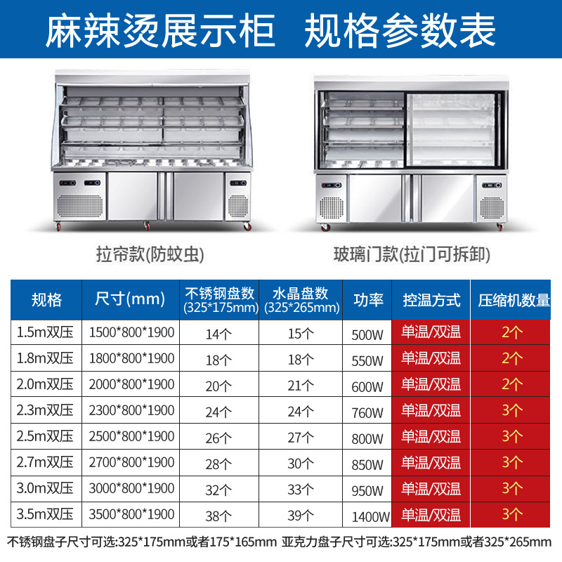 麻辣烫柜参数表副本