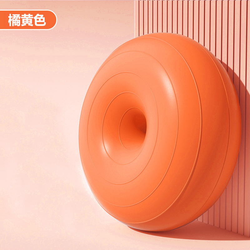 Yoga PVC antidesplosión espesa bola de manzana deportes adultos gimnasio neumáticos para el hogar donuts pilates