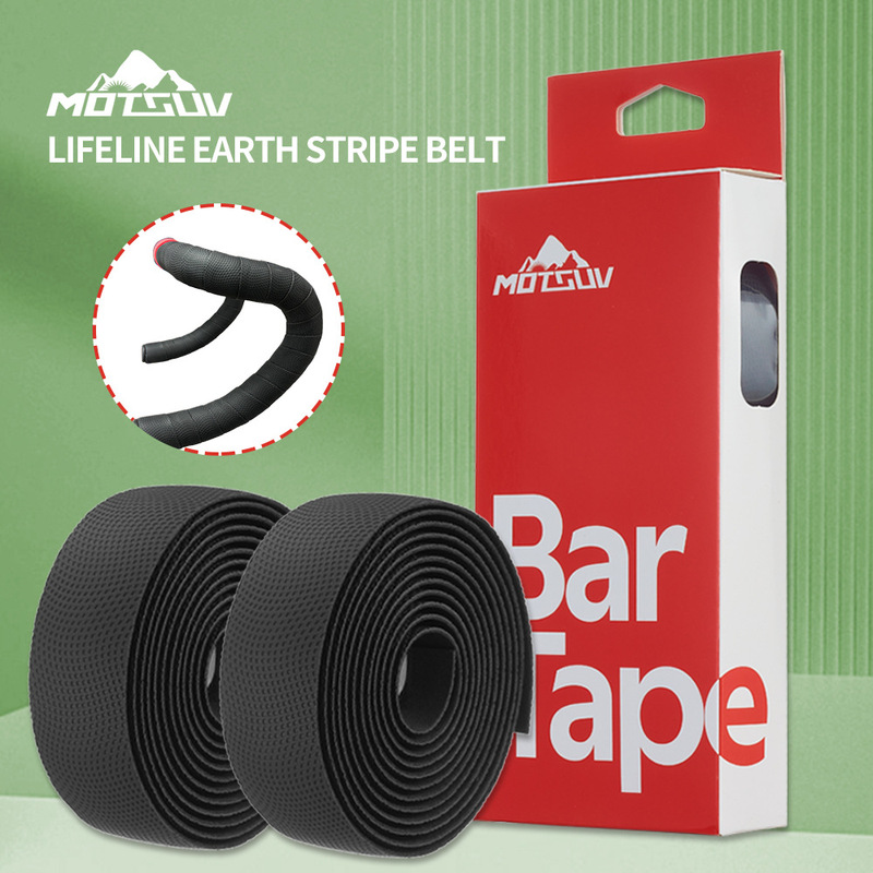 Highway Handle with Bicycle Silicone Strap Curved Handle Wrapping Belt Non-Slip Shock Absorbing Handrail Handle with Riding Equipment