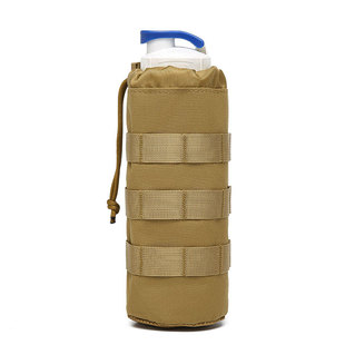 Factory Direct Sales Water Bottle Bag, Water Cup Cover, Camouflage Tactical Lightweight Molle System Waist-Mounted Water Bottle Bag, Outdoor Bag