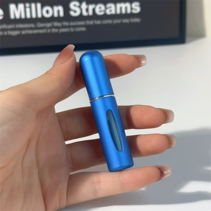 香水調剤ボトル 5 ミリリットル底直接充填セルフポンプポータブルプレススプレースプレーボトル空ボトルサンプル調剤装置|undefined