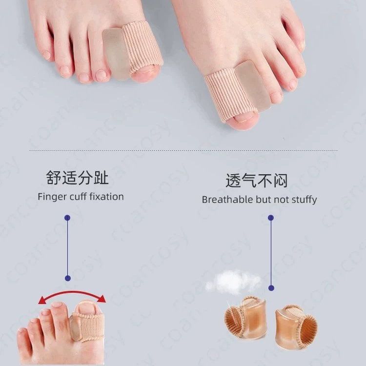 Silicone elastic orthotics for toes