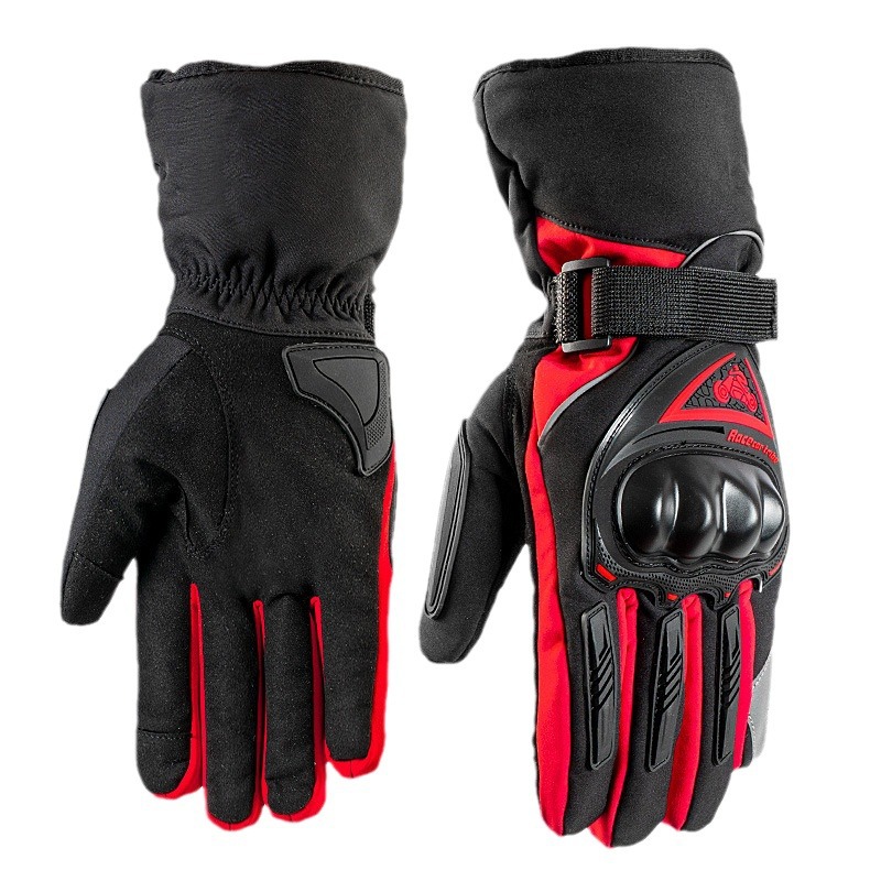 Guantes de esquí suministros pantalla táctil carreras fuera de la carretera al aire libre Caballero dedo completo guantes de protección solar fábrica