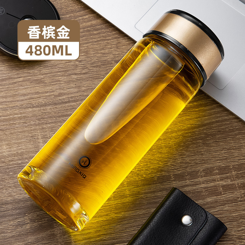 Mingxia 単層ガラス高ホウケイ酸透明家庭用車の水カップギフトカップ卸売カスタム印刷|undefined