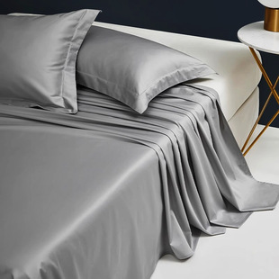 60s long-staple cotton sateen bed sheet - 1688 summer cool bedding recommendation