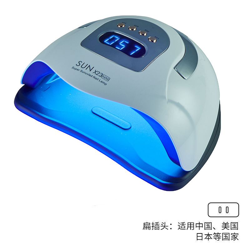 Transfronterizo de alta potencia lámpara de horneo de manicuras 380W esmalte de uñas máquina de tratamiento de uñas luz portátil luz de tratamiento de uñas
