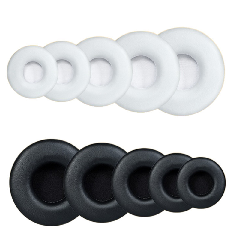 Suitable for round earphone cover 45 55 65 70 75 80 90 100mm earmuffs earphones sponge sleeve earmuffs