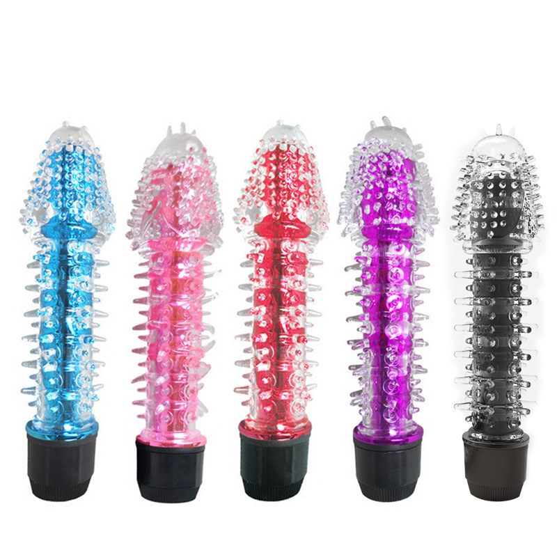 Dragon's Beard Crystal Thorns Fluorescent Stick Single Vibration Small Head AV Stick Vibrating Stick Female Self Pleasing Massage Device Manufacturer