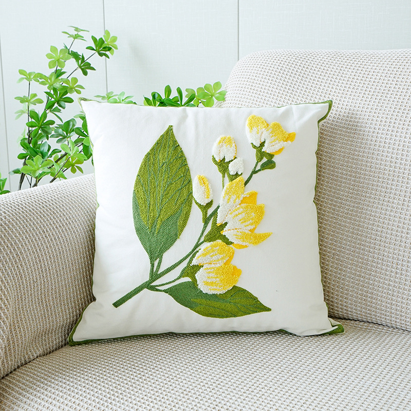 Bordado amarillo hibisco-172g