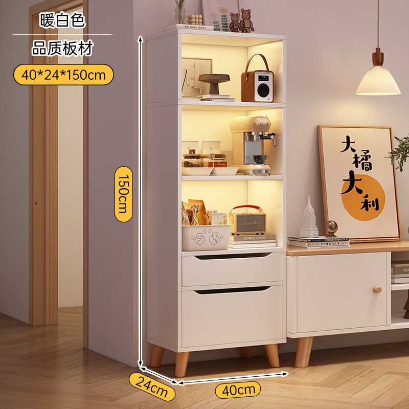 本棚の棚の木の脚の家庭用ロッカーの展示棚の寝室の客間の多層は壁に寄りかかって床にある本棚を収納します。|undefined