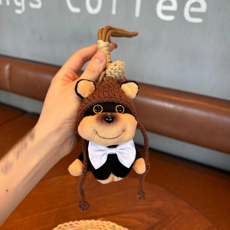 Suitable for Lv Bag Bee Puppy Bag Pendant Doll Gentleman Puppy Backpack Pendant Student Doll Gift